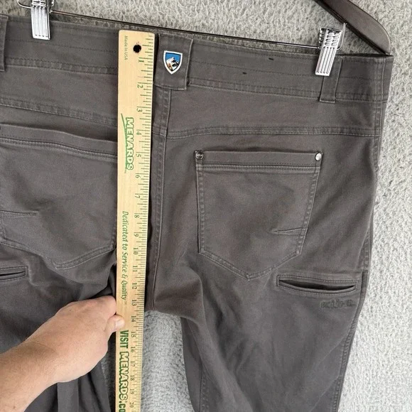 Kuhl Revolt Pants Mens 36x32 Charcoal Gray Stretch Hiking Outdoor Casual 5189 - Picture 5 of 11